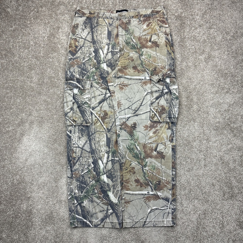 Vintage Y2K Realtree Camo Baggy Cargo‎ Pants Large (36x31)